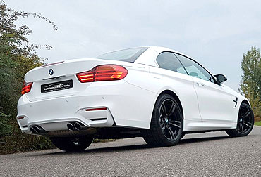 Vollfolierung BMW M4 Cabrio in 3M 1080 satin white s10